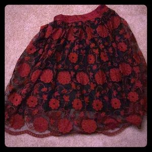 ModCloth Tull lace Midi Skirt ❤️